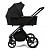 Коляска 2 в 1 Peppy Monaco Plus Black рама чёрная